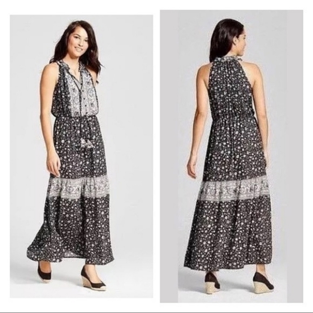Knox Rose Floral Cottage Core Boho Maxi Dress